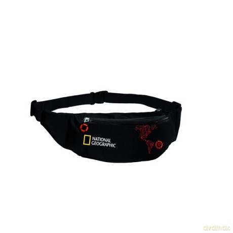 Saszetka nerka National Geographic Compass Red