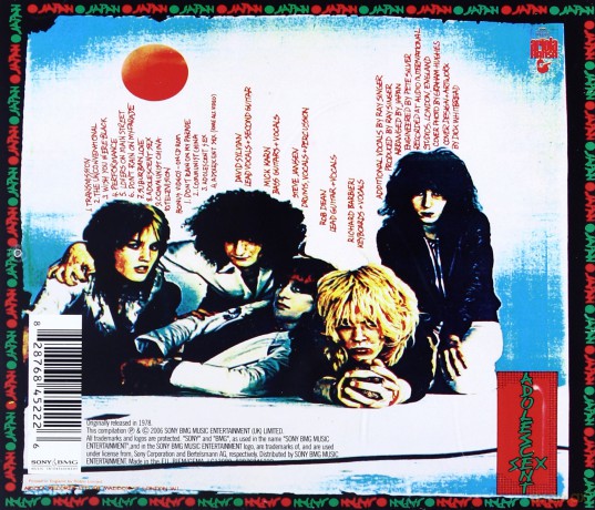 Japan: Adolescent Sex Diff. Artwork & Tracklisting [CD]