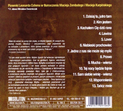 Wspomnienie: Piosenki Leonarda Cohena [CD]