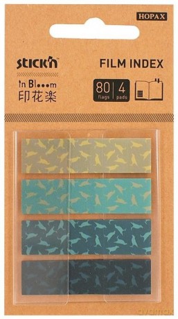 Zakładki indeksujące zetki, 4 kolory, bloom
