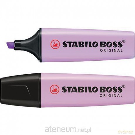 Zakreślacz Boss pastelowy lila (10 szt)