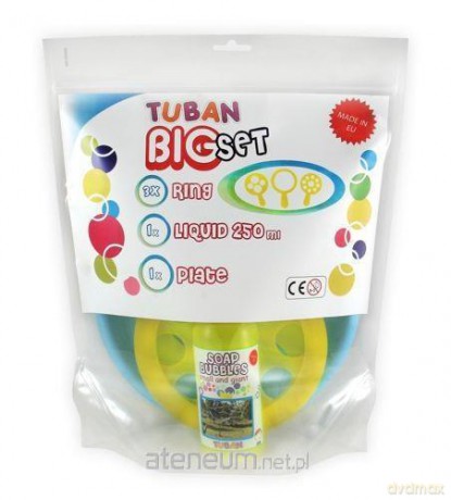 Zestaw Big Tuban z obręczami do puszczania baniek 