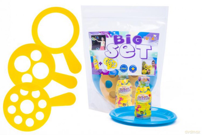Zestaw Big Tuban z obręczami do puszczania baniek 