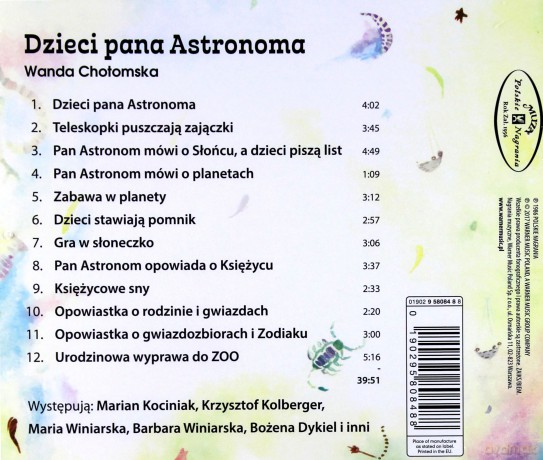 Dzieci Pana Astronoma - Bajka Muzyczna [CD]