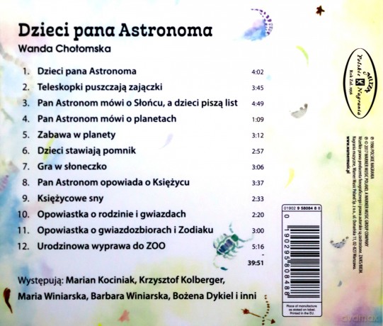 Dzieci Pana Astronoma - Bajka Muzyczna [CD]