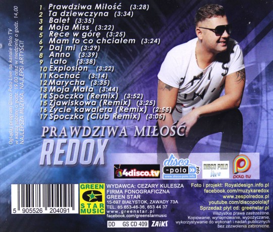 Redox: Prawdziwa Miłość [CD]