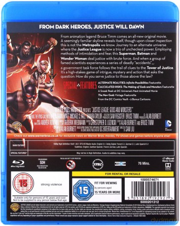 Justice League: Gods & Monsters [Blu-Ray]