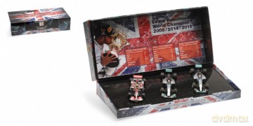 3-Car Set Lewis Hamilton World Champion Triple Set 2008/2014/2015