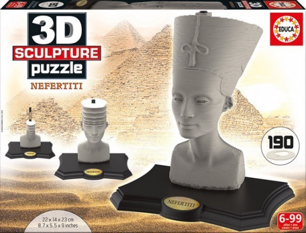 EDUCA Puzzle 3D Rzeźba Nefertiti [PUZZLE]