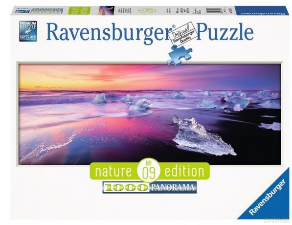 RAVENSBURGER 1000 el. Jezioro Jokulsarlon [PUZZLE]