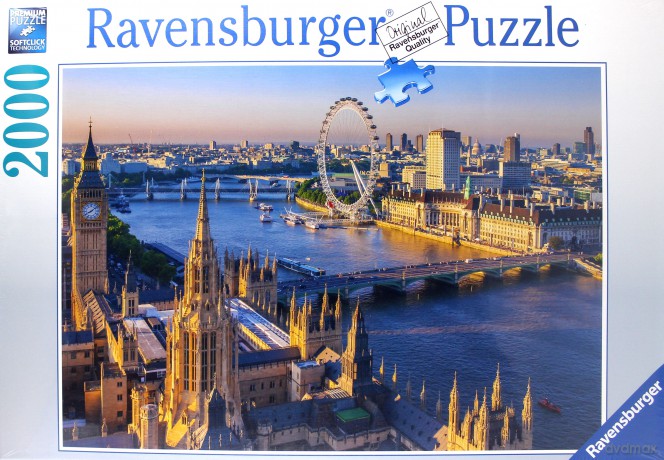 RAVENSBURGER 2000 el. Nastrojowy Londyn [PUZZLE]