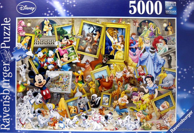 RAVENSBURGER 5000 el. Artystyczny Mickey [PUZZLE]