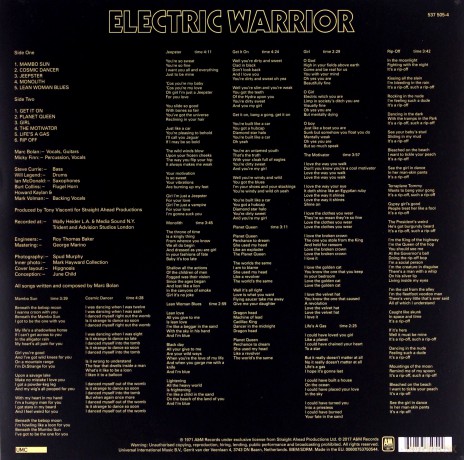 T.Rex: Electric Warrior (Limited) [Winyl]