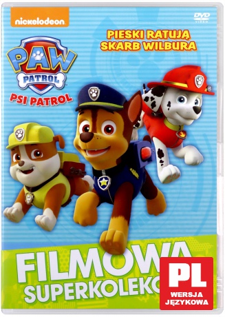 Psi Patrol. Pieski Ratują Skarb Wilbura [DVD]