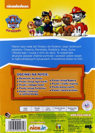 Psi Patrol. Pieski Ratują Fajerwerki [DVD]