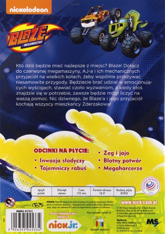 Blaze i Megamaszyny. Inwazja Słodyczy [DVD]