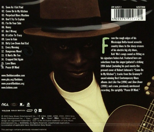 Keb' Mo': Martin Scorsese Presents The Blues: Keb' Mo' [CD]