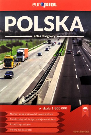 Atlas drogowy - Polska mini 1:800 000 EuroPilot [KSIĄŻKA]