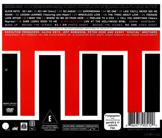 Alicia Keys: As I Am ROW Deluxe (PAL) [CD]+[DVD]