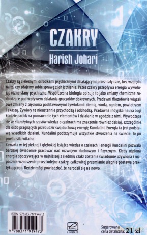 Czakry. Energetyczne ośrodki transformacji duchowej - Harish Johari [KSIĄŻKA]