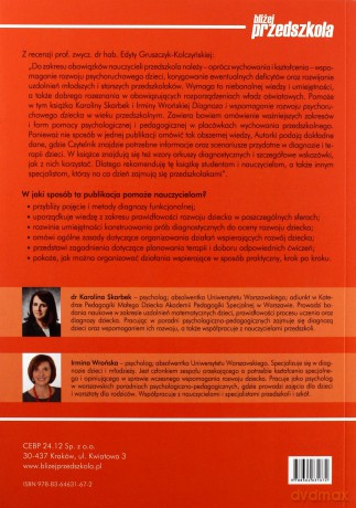 Diagnoza i wspomaganie rozwoju psychoruchowego dziecka w wieku przedszkolnym - Irmina Wrońska, Karolina Skarbek [KSIĄŻKA]
