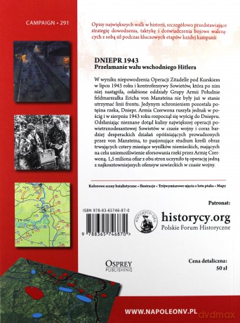 Dniepr 1943 Przełamanie wału wschodniego Hitlera - Robert Forczyk [KSIĄŻKA]