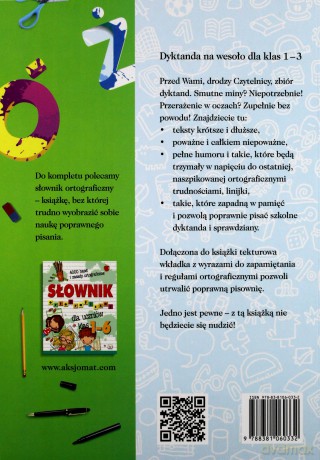 Dyktanda na wesoło klasa 1-3 [KSIĄŻKA]