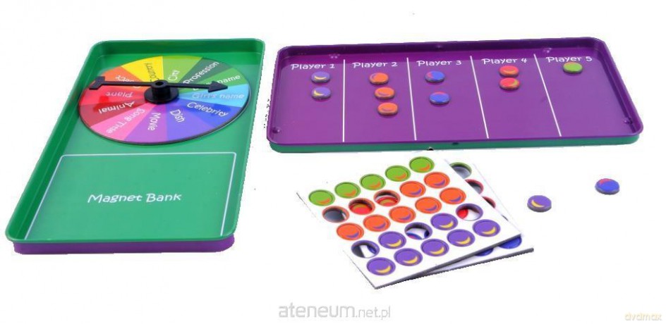 Gra magnetyczna Purple Cow Państwa - Miasta [GRA PLANSZOWA]