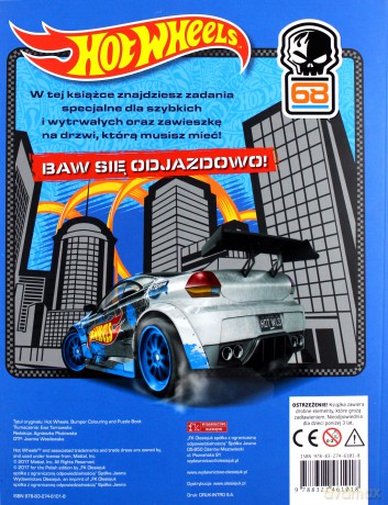 Hot Wheels Turbokolorowanki i motozagadki [KSIĄŻKA]