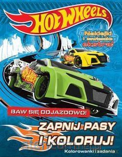 Hot Wheels Zapnij pasy i koloruj [KSIĄŻKA]