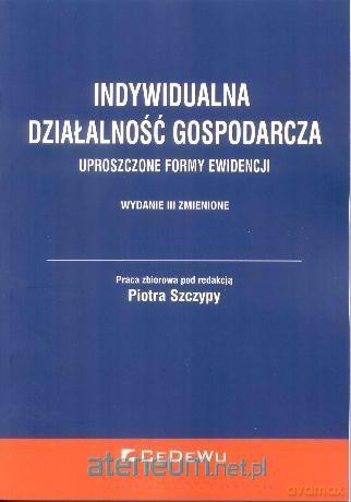 Indywidualna działalność gospodarcza [KSIĄŻKA]