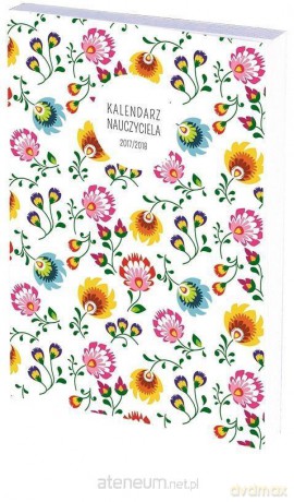 Kalendarz nauczyciela B6 2017/2018 tygodniowy PCV - Folk [KALENDARZ]