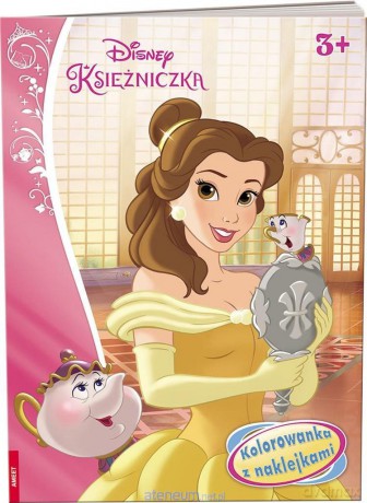 Kolorowanka z naklejkami. Disney Księżniczka [KSIĄŻKA]