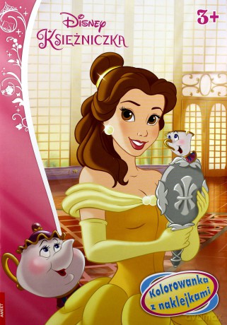 Kolorowanka z naklejkami. Disney Księżniczka [KSIĄŻKA]