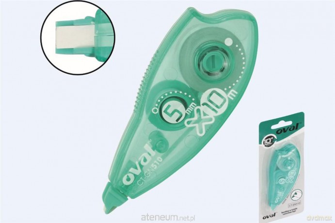Korektor Oval w taśmie 5mm x 10m