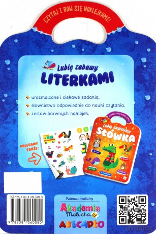 Lubię zabawy literkami. Pierwsze kroki w nauce [KSIĄŻKA]