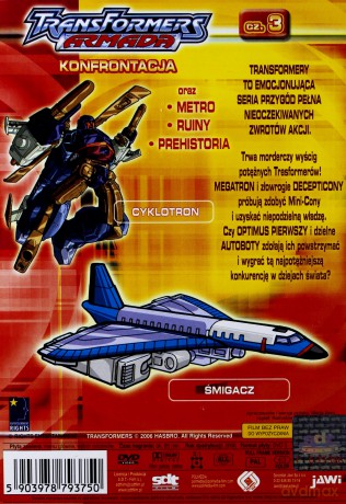 Transformers Armada 3: Konfrontacja [DVD]