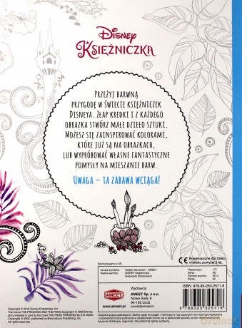 Niezwykłe kolorowanki. Księżniczka [KSIĄŻKA]