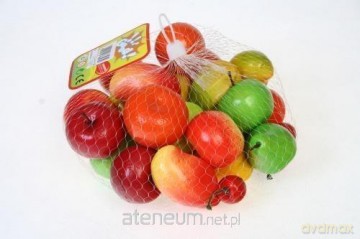 Owoce plastikowe w siatce