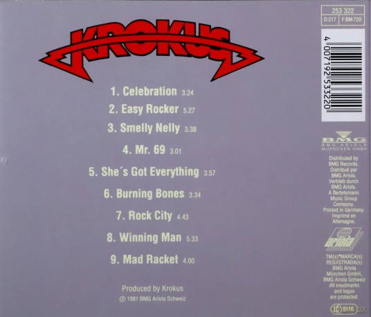Krokus: Hardware [CD]