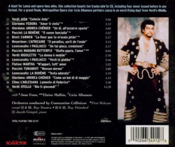 Mario Lanza: Arias and Duets [CD]