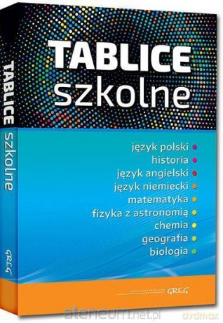Tablice szkolne - wszystkie przedmioty [KSIĄŻKA]
