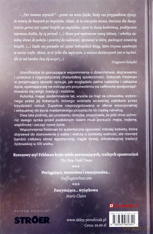 Unorthodox. Jak porzuciłam świat ortodoksyjnych - Deborah Feldman [KSIĄŻKA]