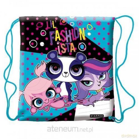 Worek szkolny na ramię Littlest Pet Shop
