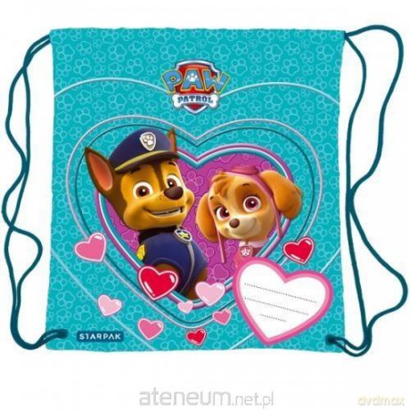 Worek szkolny na ramię Psi Patrol Skye
