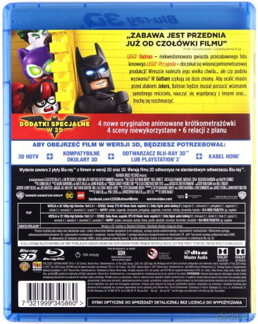 LEGO Batman: Film [Blu-Ray 3D]+[Blu-Ray]
