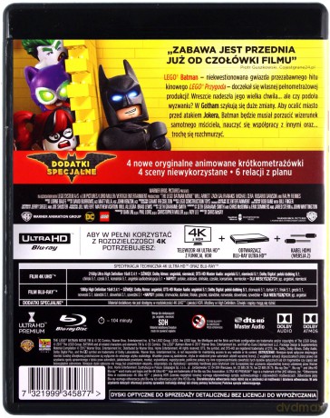 LEGO Batman: Film [4K Blu-Ray]+[Blu-Ray]