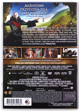 Piotruś. Wyprawa do Nibylandii [DVD]