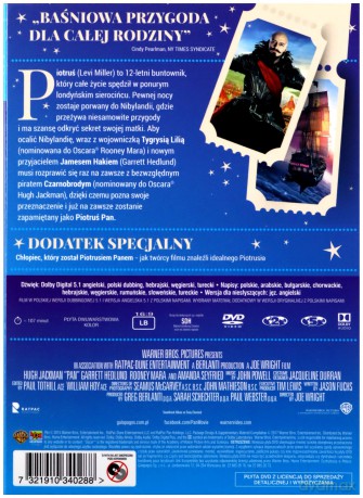 Piotruś. Wyprawa do Nibylandii [DVD]