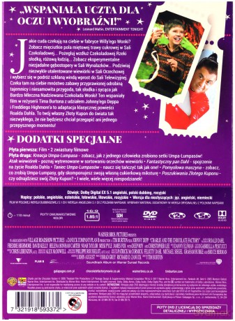 Charlie i Fabryka Czekolady [2DVD]